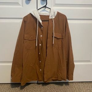 Casual Button down shirt w/ hoodie
